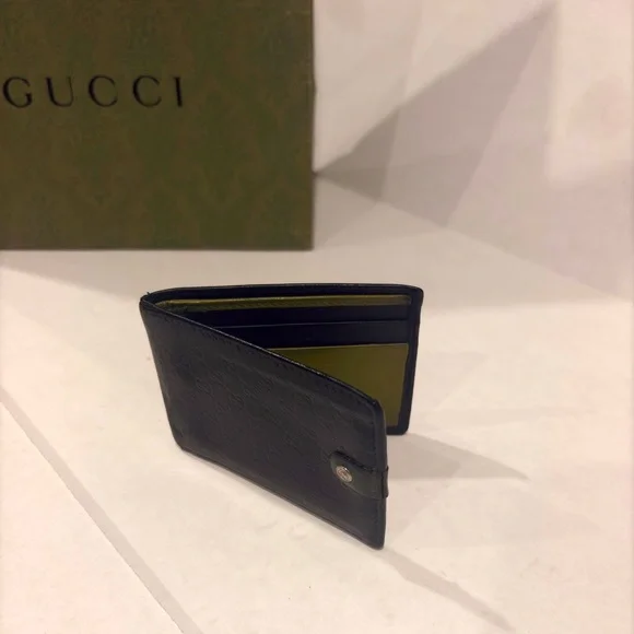 Gucci Men's Green Leather Wallet MADE IN ITALY - Picture 6 of 8